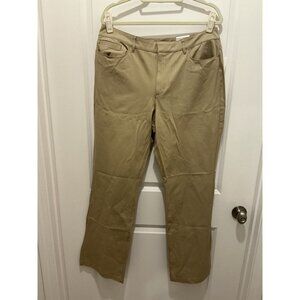 Coldwater Creek Pants 16 Bootcut Natural Fit Tan NWT